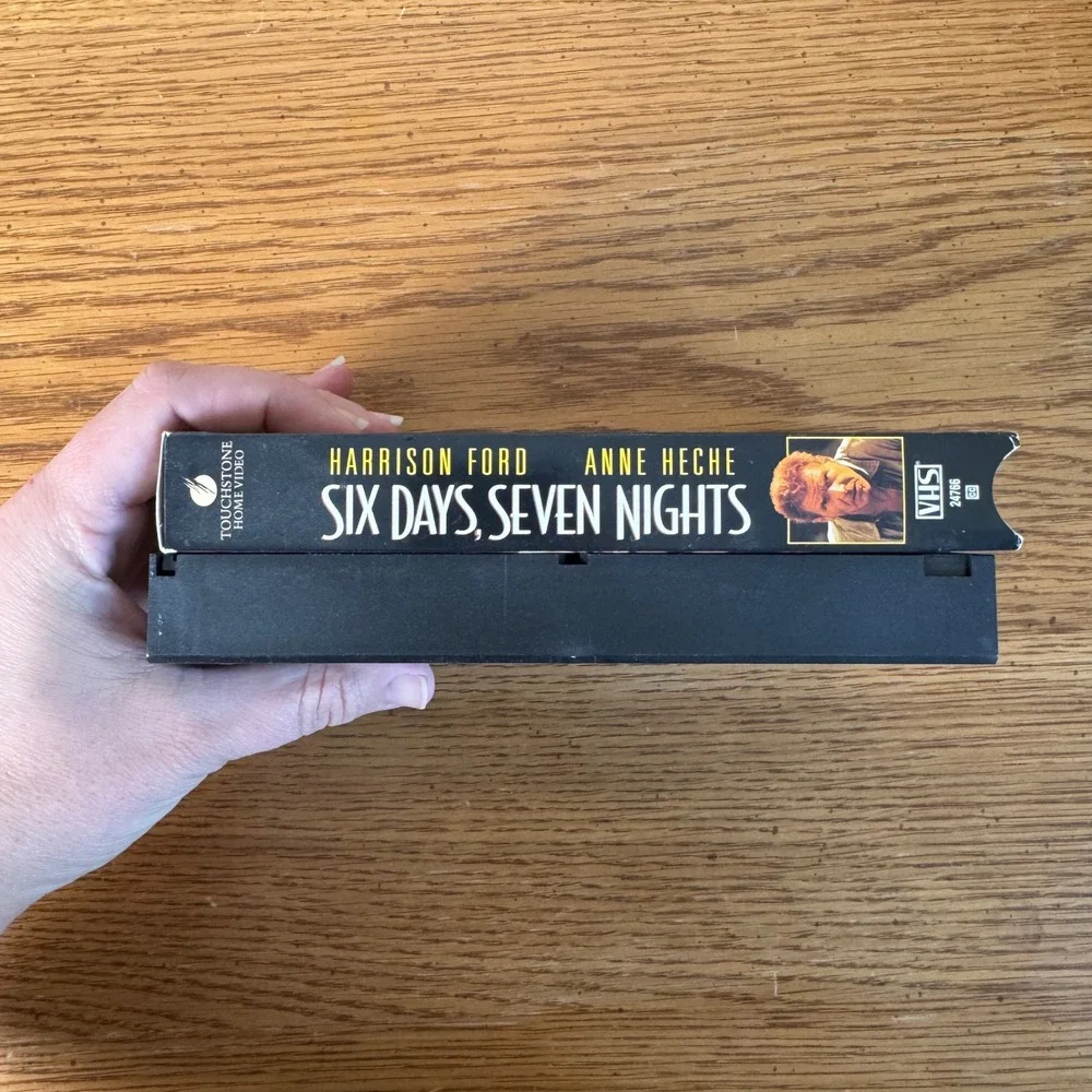 Six Days Seven Nights VHS Movie Harrison‎ Ford Anne Heche Adventure Comedy